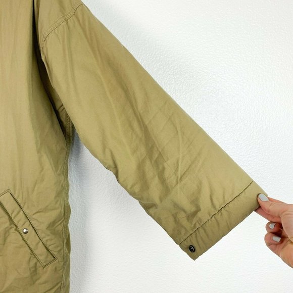 Visvim Dotera Japanese Streetwear Tan Open Front Military Down Coat Large - Picture 3 of 13